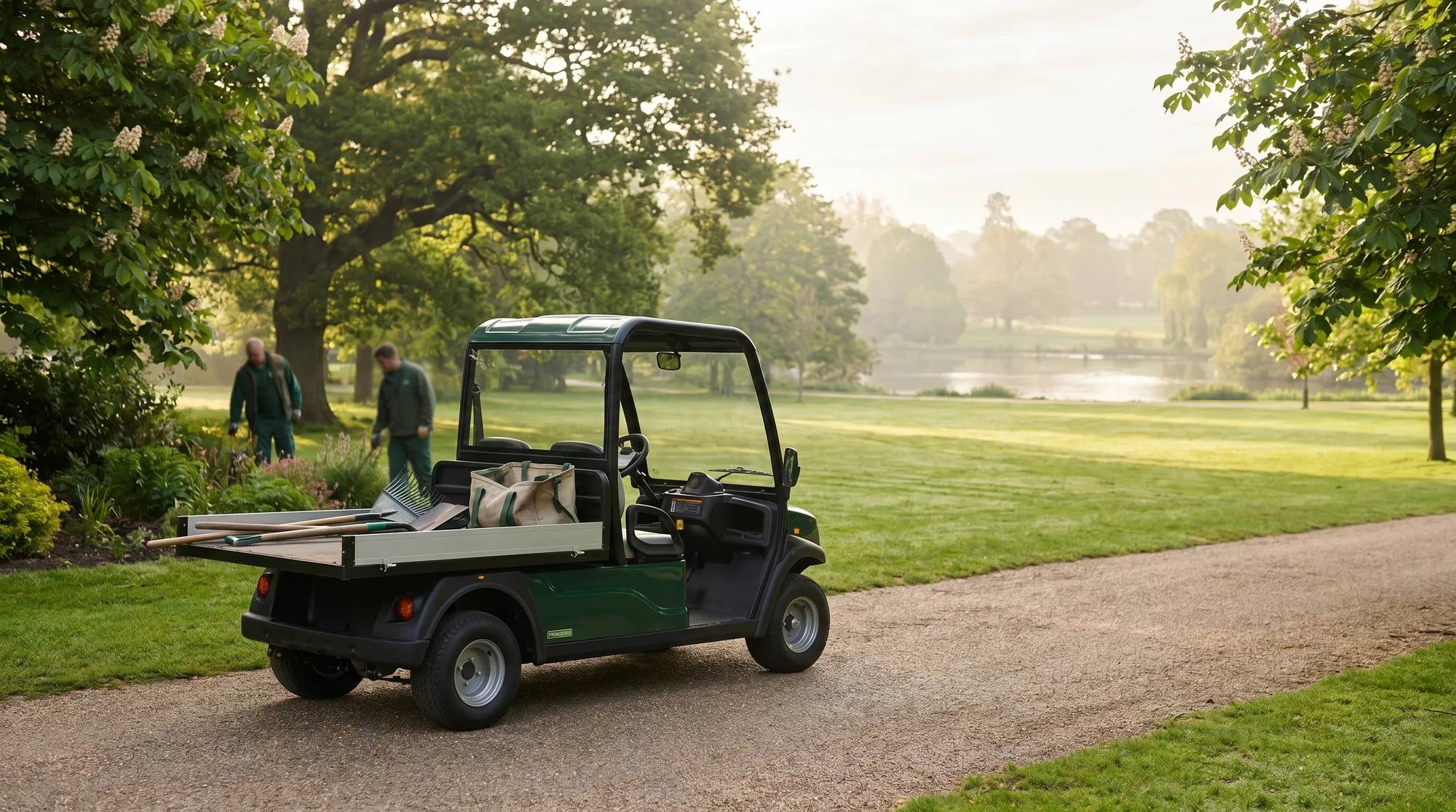 Electric buggies and utility vehicles for public parks and councils