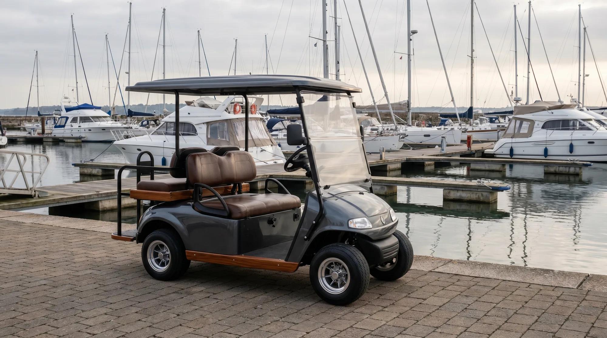 Electric buggies for marinas, ports and waterfronts