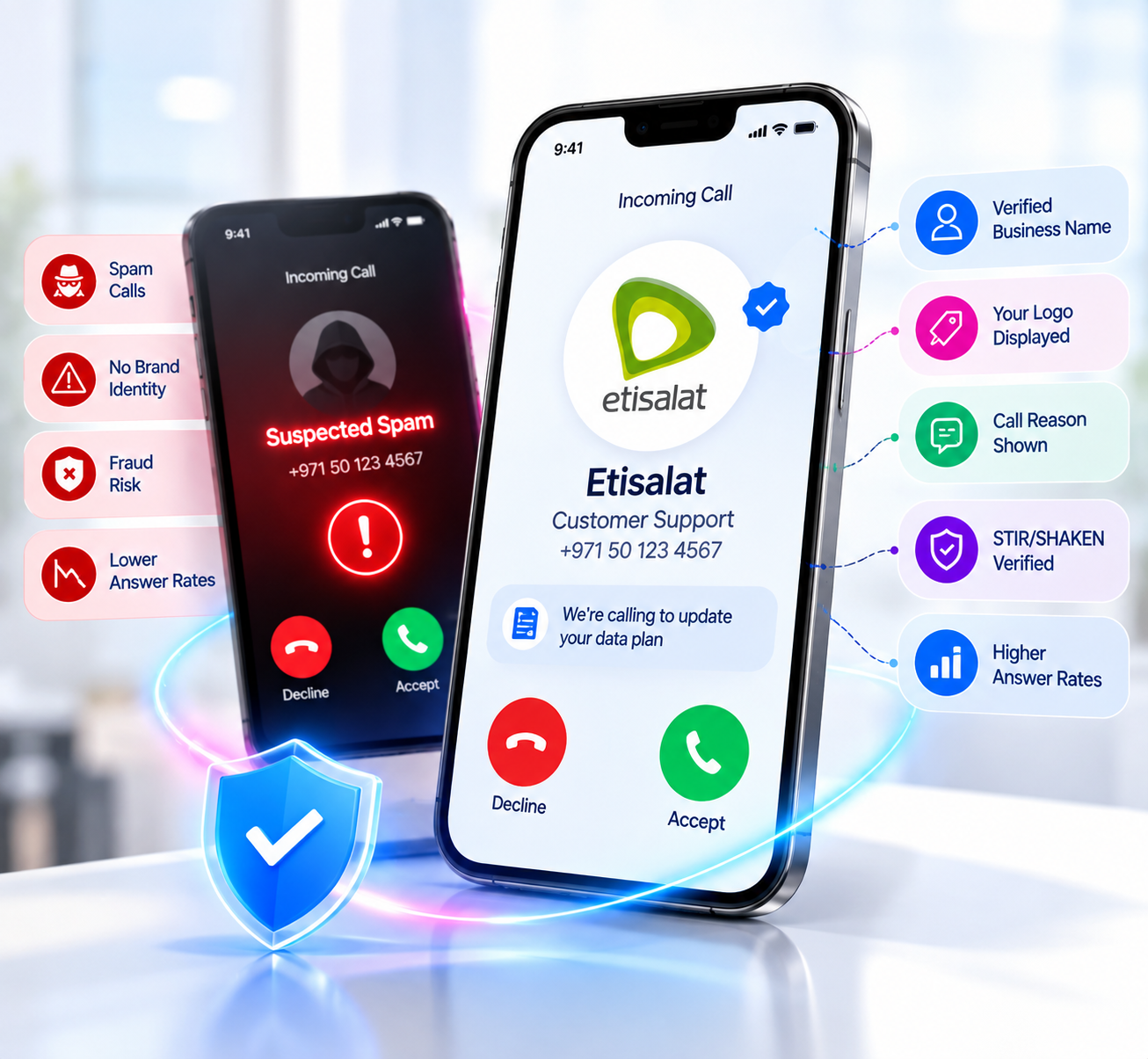 Branded Calling & Anti-SPAM