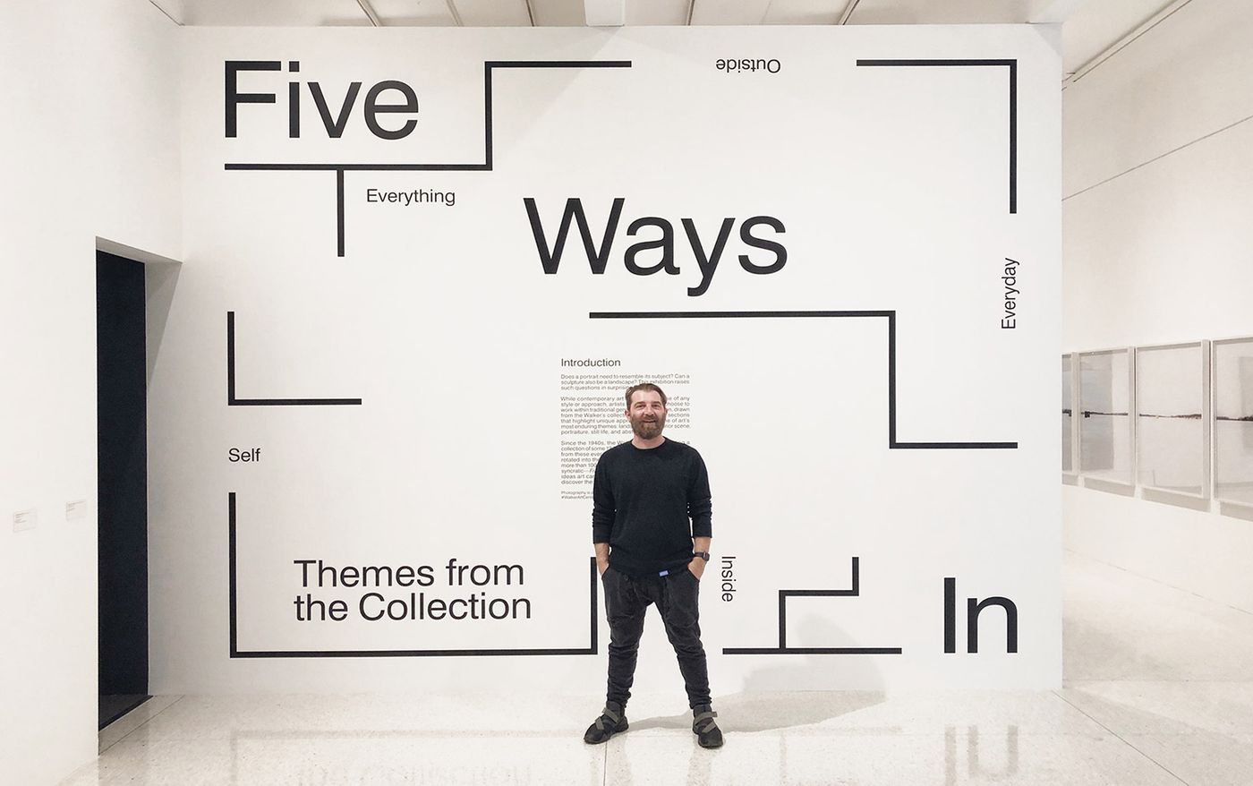 Joseph Fraioli at The Sound of Art exhibition at the Walker Art Center