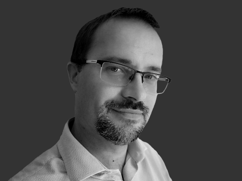 Black and white headshot of Ben Cryer, Operations Director, Intermission's Group