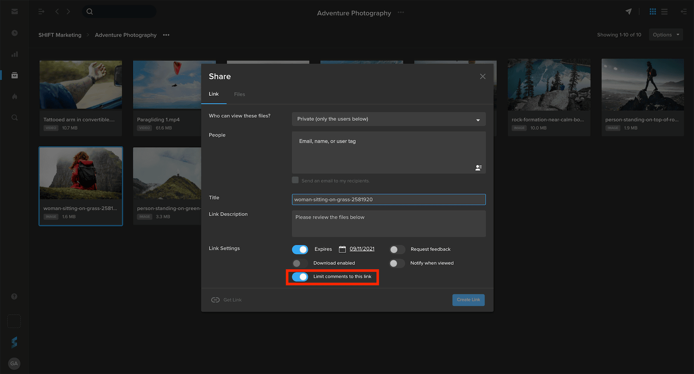 Sync - Limit Comments Toggle