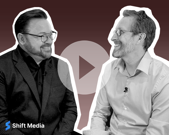 Michael Kammes and Mark Turner of MovieLabs in a Shift Media video interview at NAB 2023