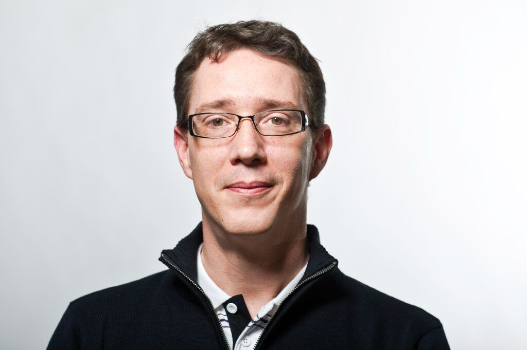 Headshot of webinar speaker Iain Churchill-Coleman, Technical Pre-Sales at EditShare