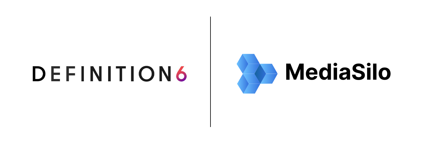 DEFINITION 6 and MediaSilo logos