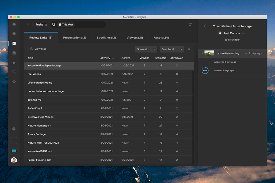 MediaSilo_Blog_Spotlight_Activity Dropdown