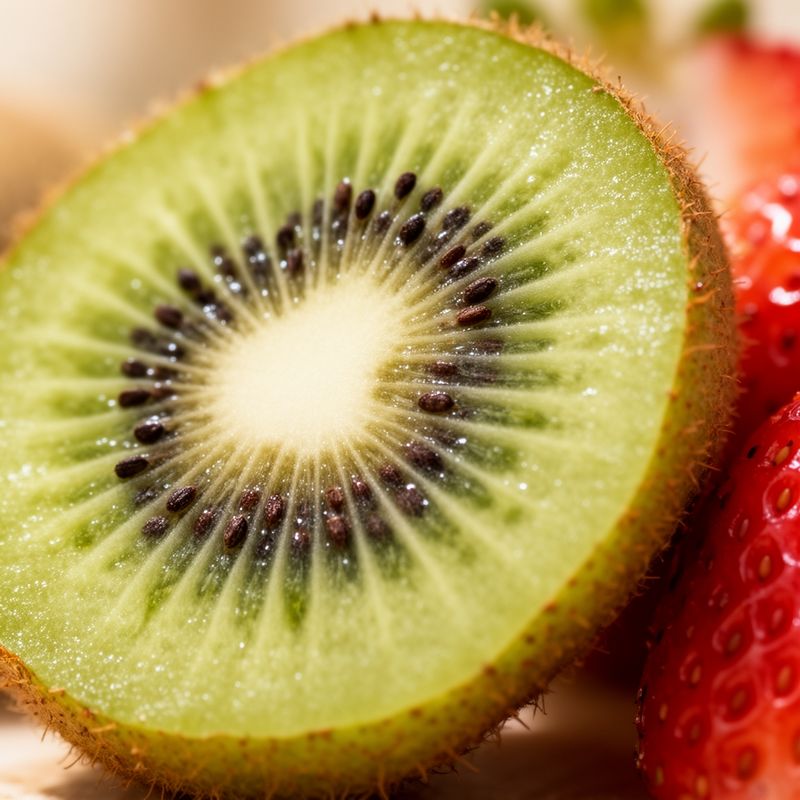 Dettaglio della texture succosa della frutta