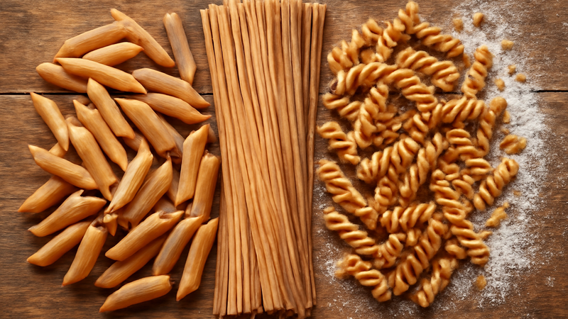 Illustrazione generata con AI: Barilla vs Rummo: Pasta Integrale, Valori Nutrizionali e Sapore - cover