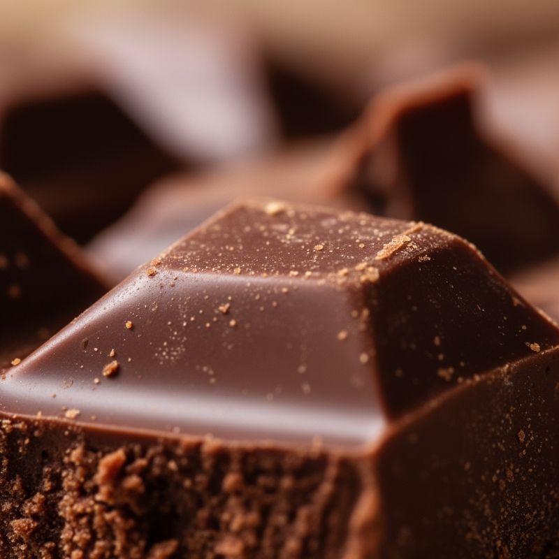 Close-up detail showing the texture of Lactose-Free Chocolate.