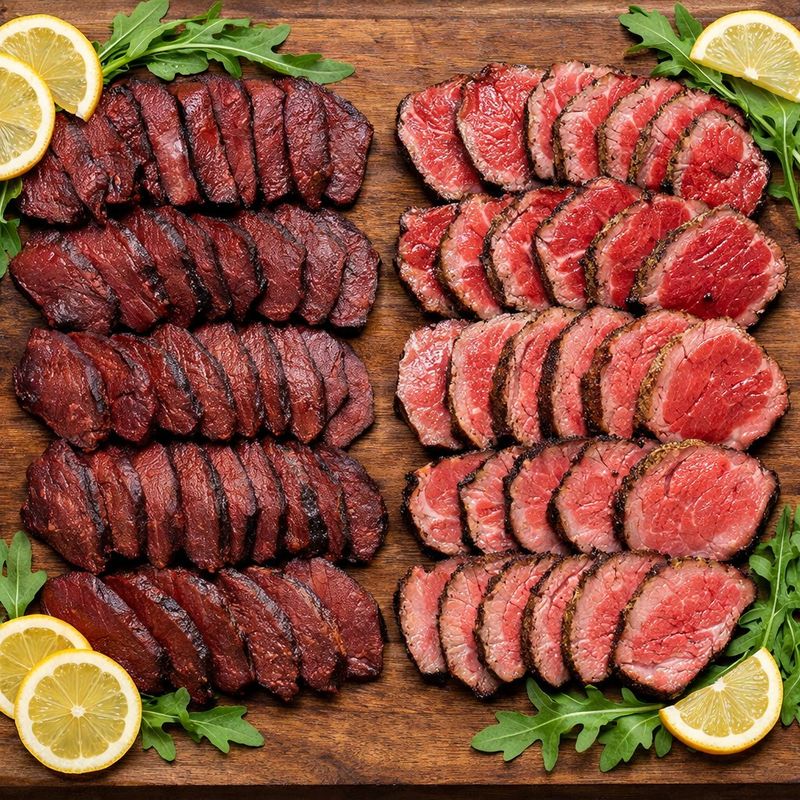 Ingredienti per Carne di Bufalo e Carne di Manzo.