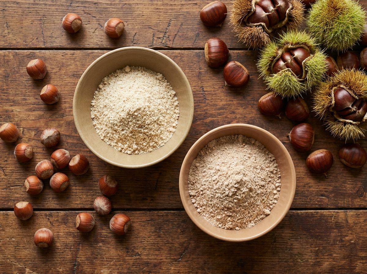 Hazelnut Flour vs Chestnut Flour: Nutrition Properties and Cooking