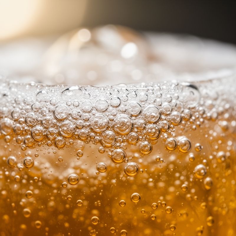 Dettaglio della texture dell'energy drink SoBe