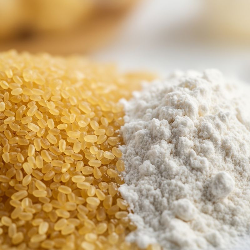 Durum wheat pasta vs whole wheat bread: texture comparison under a microscope.