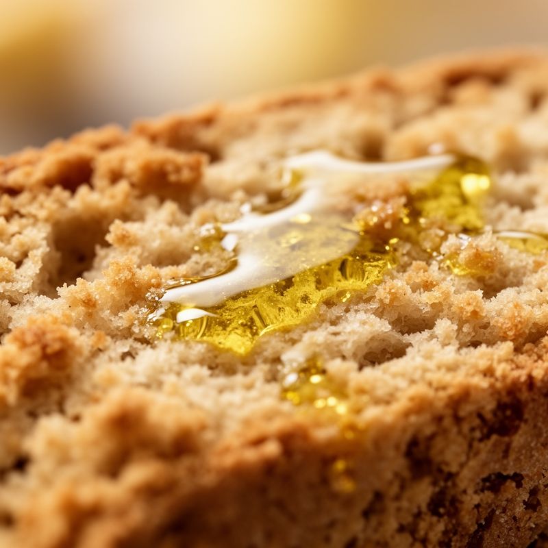 Dettaglio della texture croccante dei biscotti senza lattosio