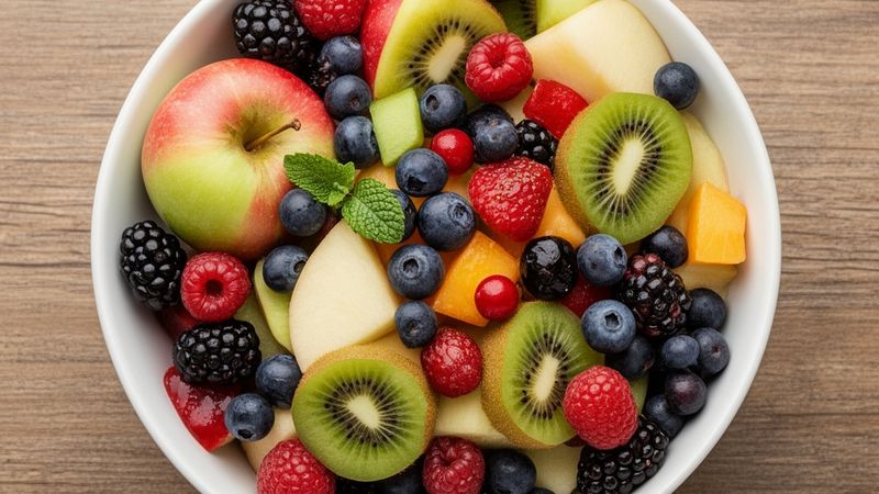 Insalata di frutta fresca, pronta da gustare