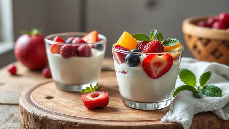 A beautiful selection of ingredients for Probiotics' Impact on Gut Health.