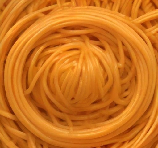 Illustrazione generata con AI: macro spaghetti secchi
