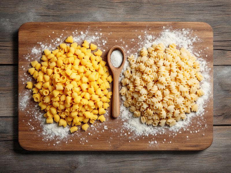 AI-generated illustration: Barilla vs Ronzoni: High Protein vs Traditional Pasta - ingredients