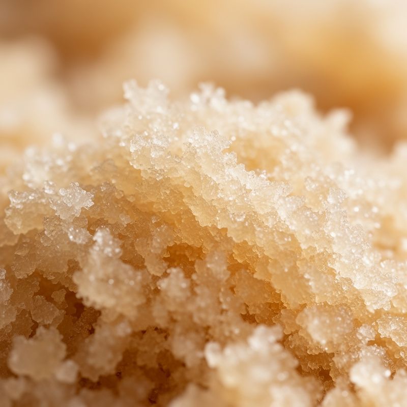 A close-up showing the texture of carrageenan.