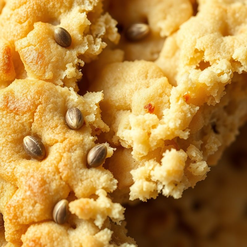 Macro close-up comparing the texture of Simple Mills and Mary's Gone Crackers.