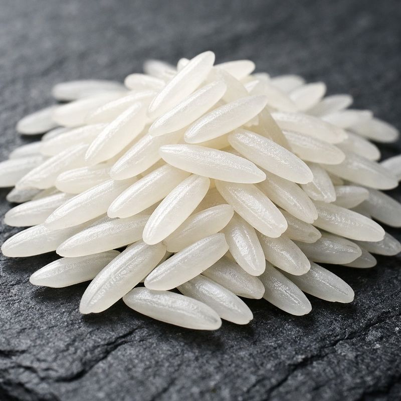 Dettaglio texture di Riso Basmati e Riso Jasmine.