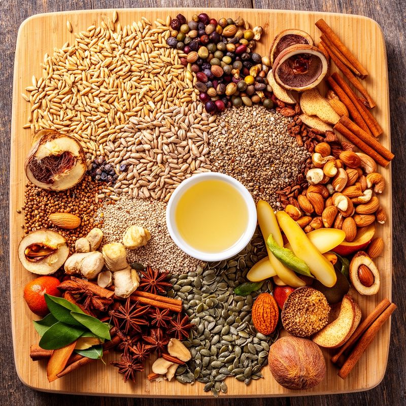 Fresh ingredients for homemade Glucose-Fructose Syrup.