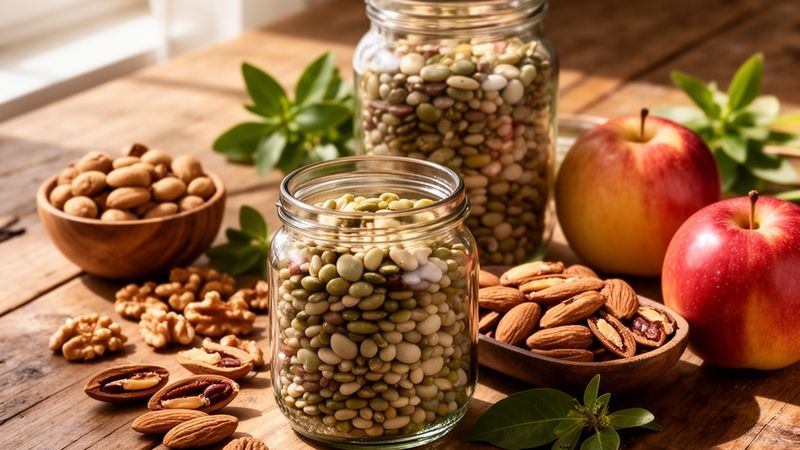 A beautiful selection of ingredients for Canned Legumes.