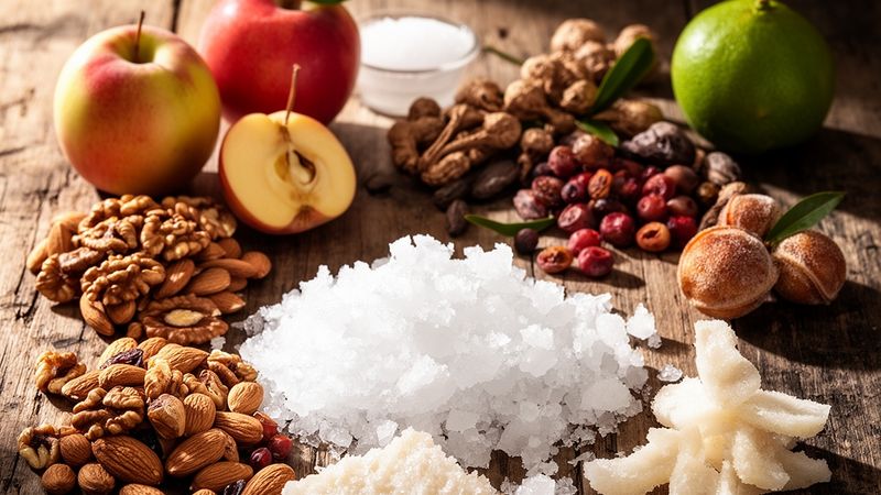 A fine selection of ingredients for carrageenan.