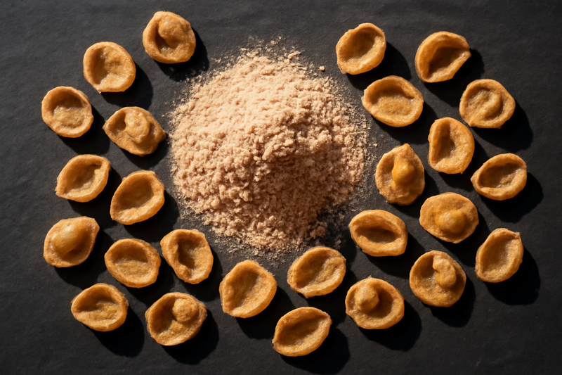 Illustrazione generata con AI: Barilla vs Rummo: Pasta Integrale, Valori Nutrizionali e Sapore - ingredienti