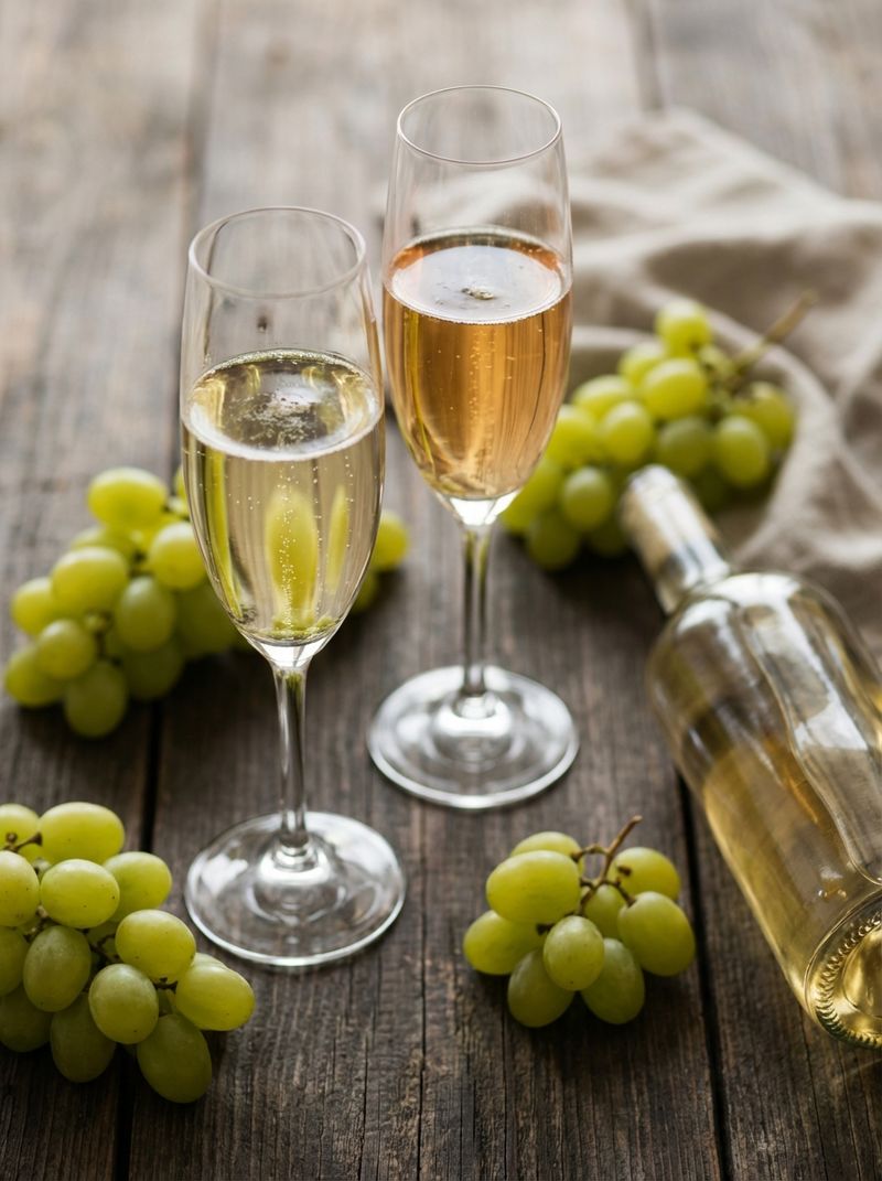 Fresh ingredients for preparing Conegliano Valdobbiadene and Franciacorta.