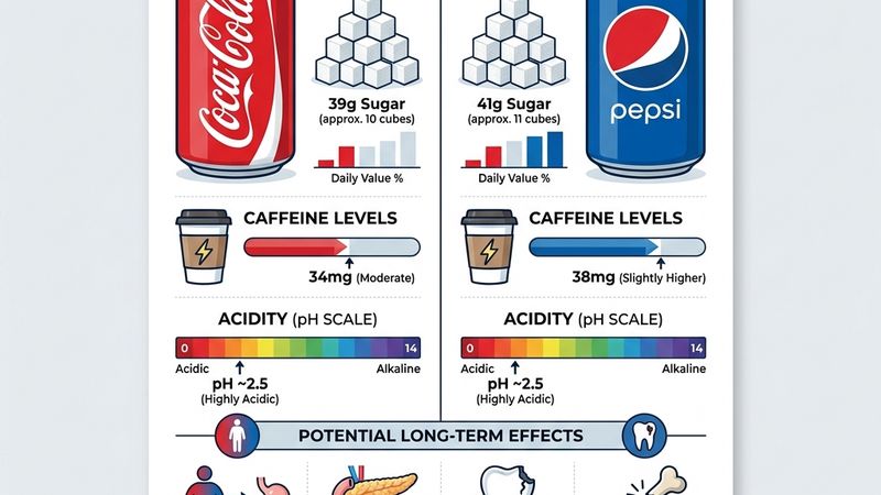 Approfondimento: tutto quello che devi sapere su Effetti di Coca-Cola e Pepsi sulla salute.