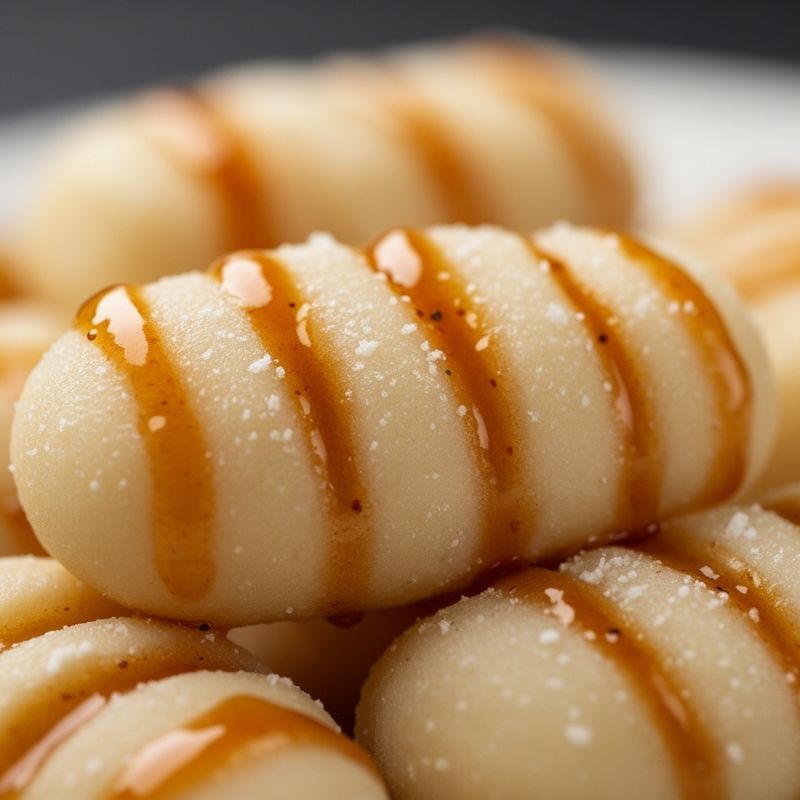 Dettaglio della texture morbida degli gnocchi