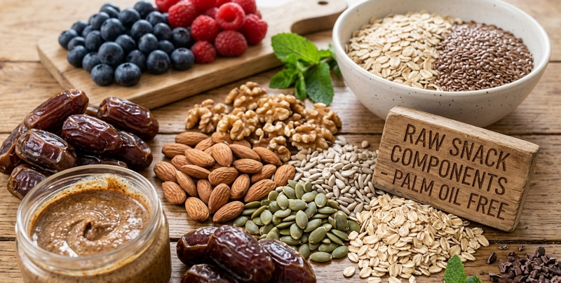 Close up showing the texture of a wholesome snack.