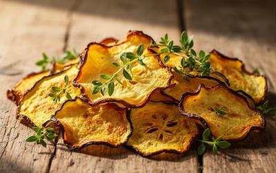 Roasted Vegetable Chips with Spring Spices