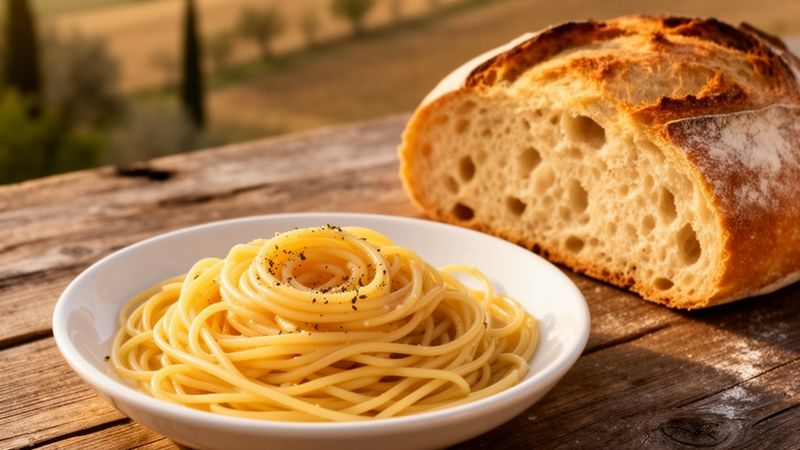 Durum wheat, whole wheat, and Einkorn: a visual guide to their textures and colors.