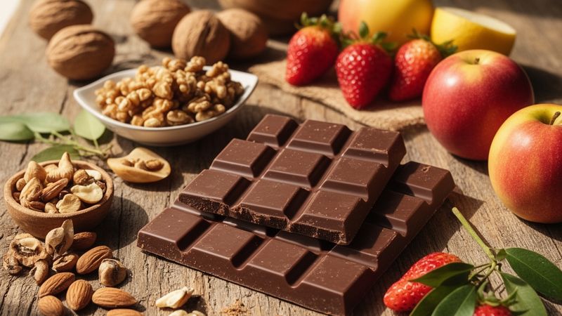A beautiful selection of ingredients for Lactose-Free Chocolate.