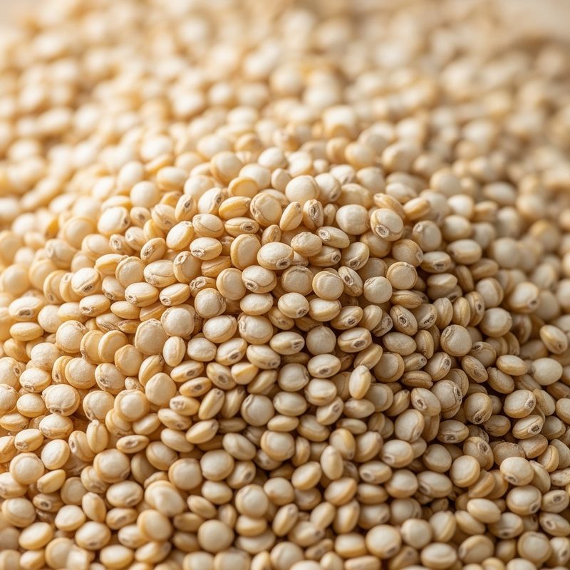 Dettaglio macro della quinoa