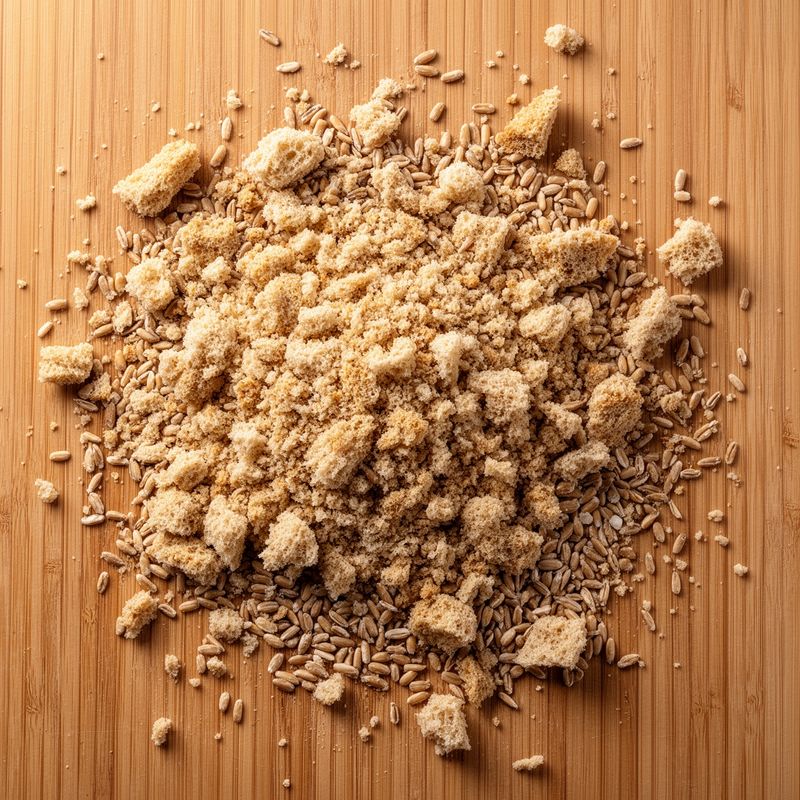 Raw whole wheat ingredients arranged artistically