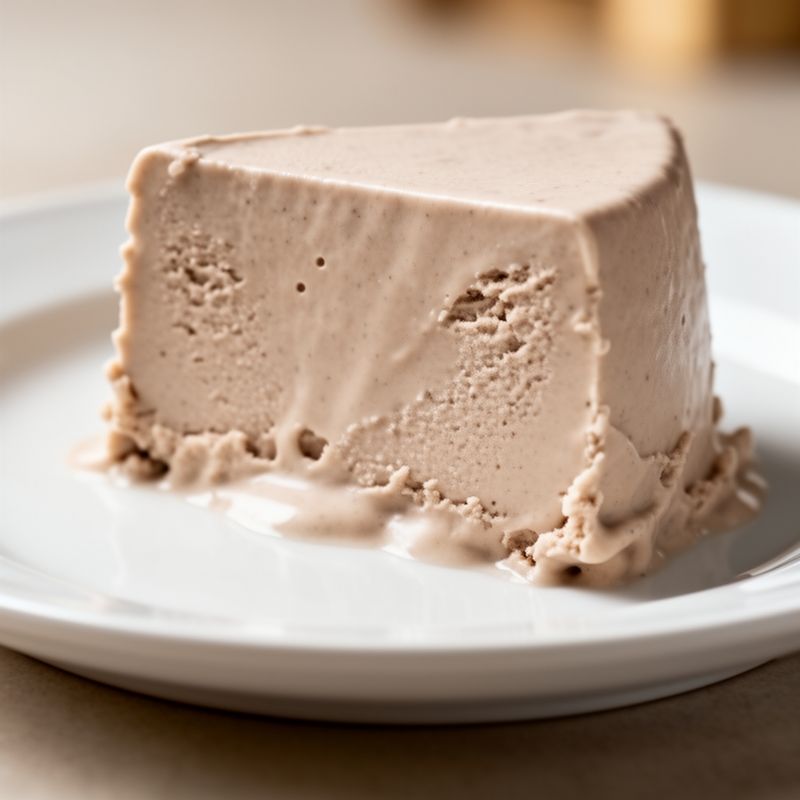 Dettaglio della consistenza cremosa del gelato artigianale