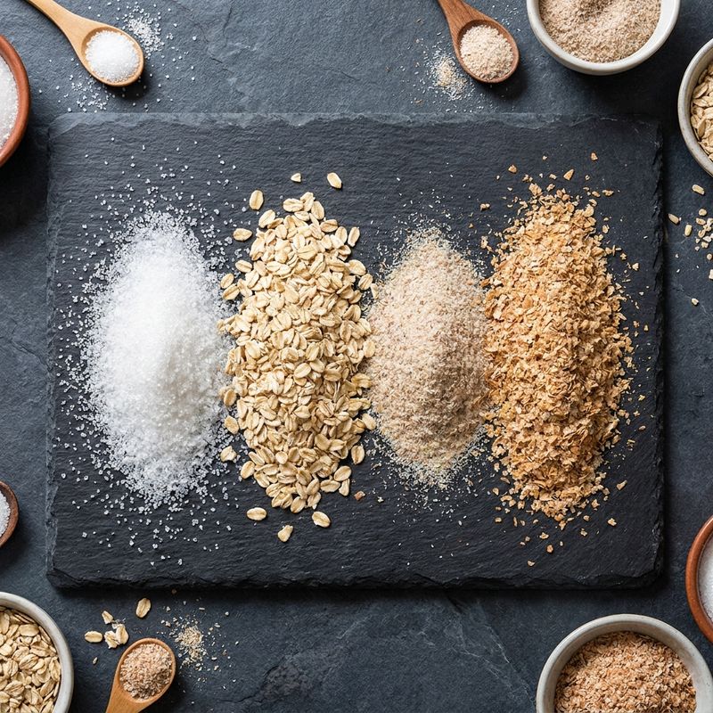 Details and characteristics of Fiber and Sugar.