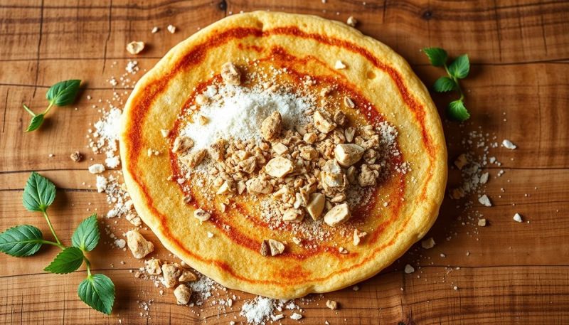 Ingredienti freschi per Pancake Mix Proteici.