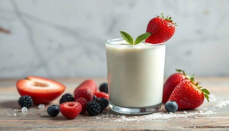 Close-up detail showing the texture of Probiotics' Impact on Gut Health.