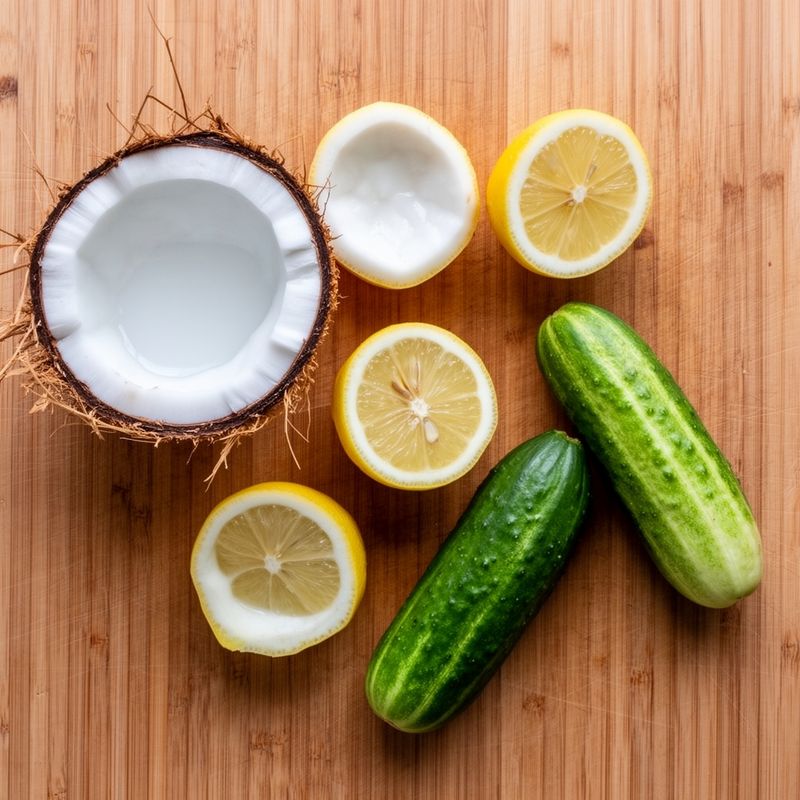 Ingredienti grezzi per una bevanda elettrolitica naturale