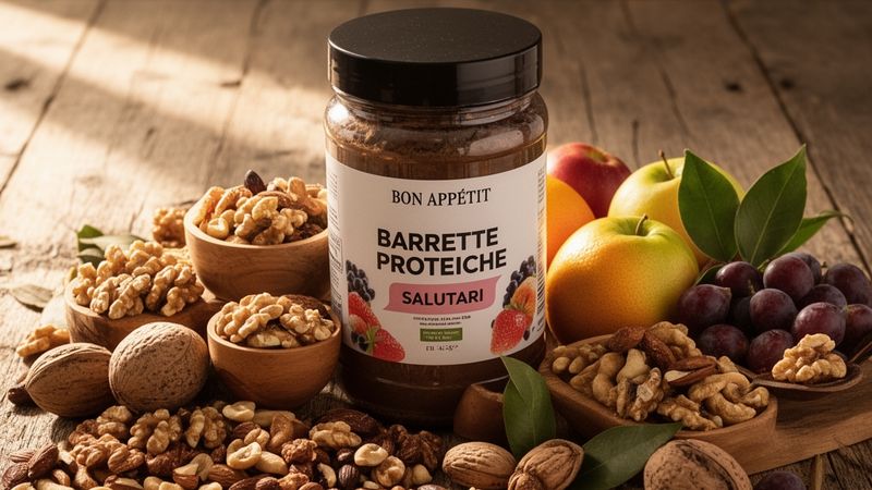 A beautiful selection of ingredients for Healthy Protein Bars.