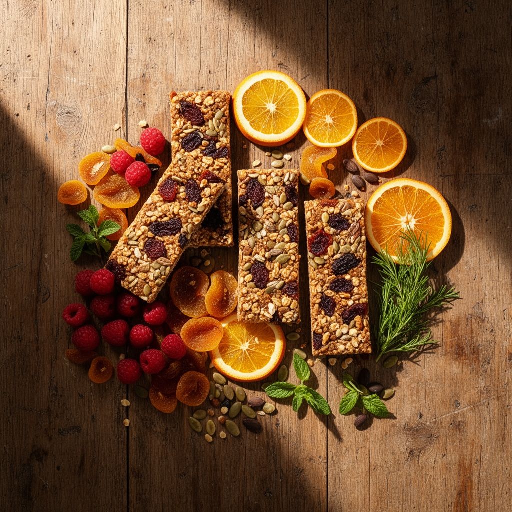 Energy Bars with Dried Fruit