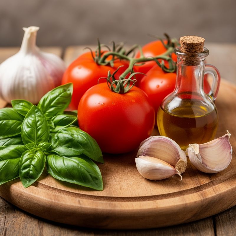Ingredienti freschi per il condimento tradizionale "sapore di mamma"