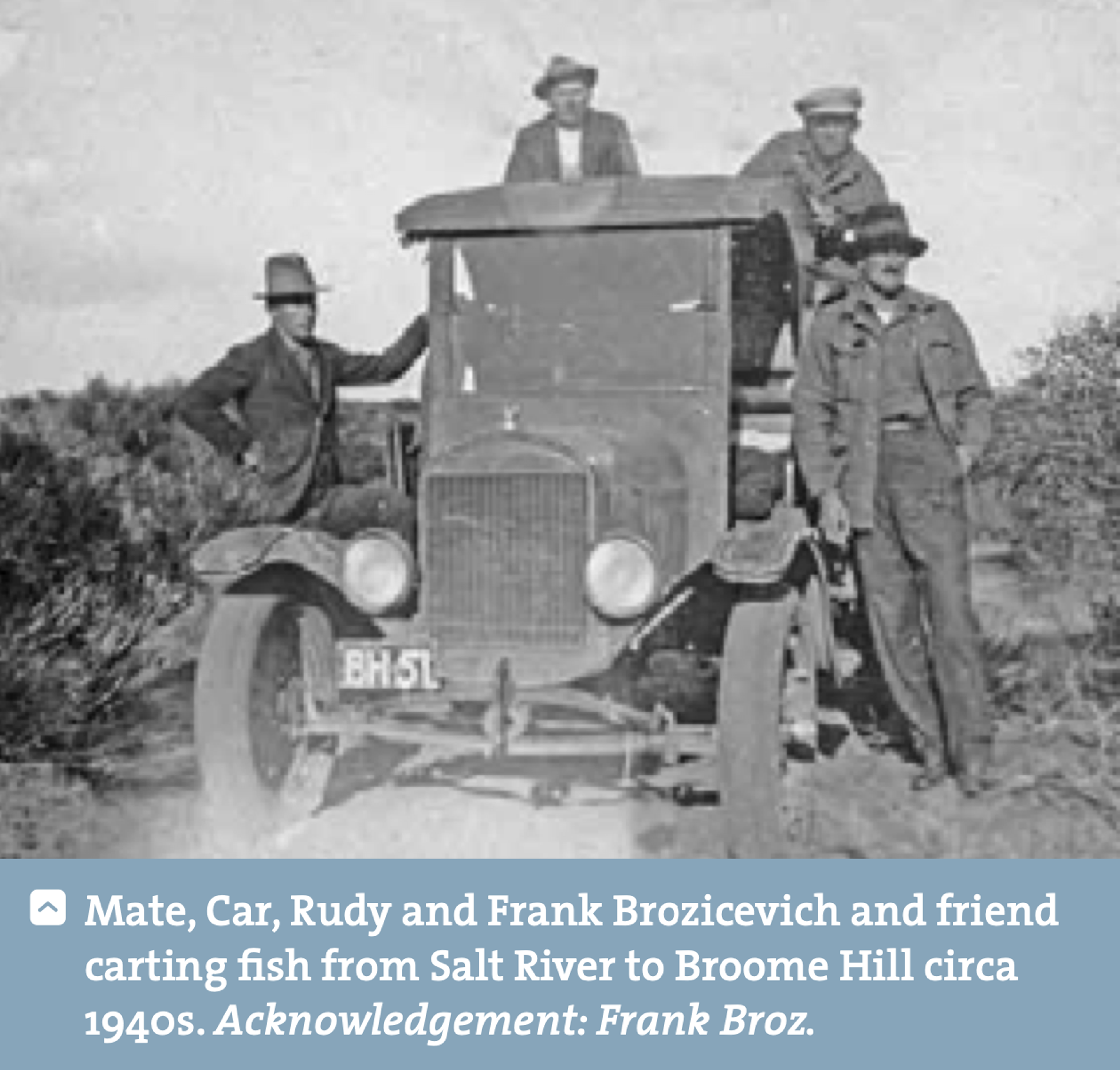 Carting Fish Frank Broz 1940s