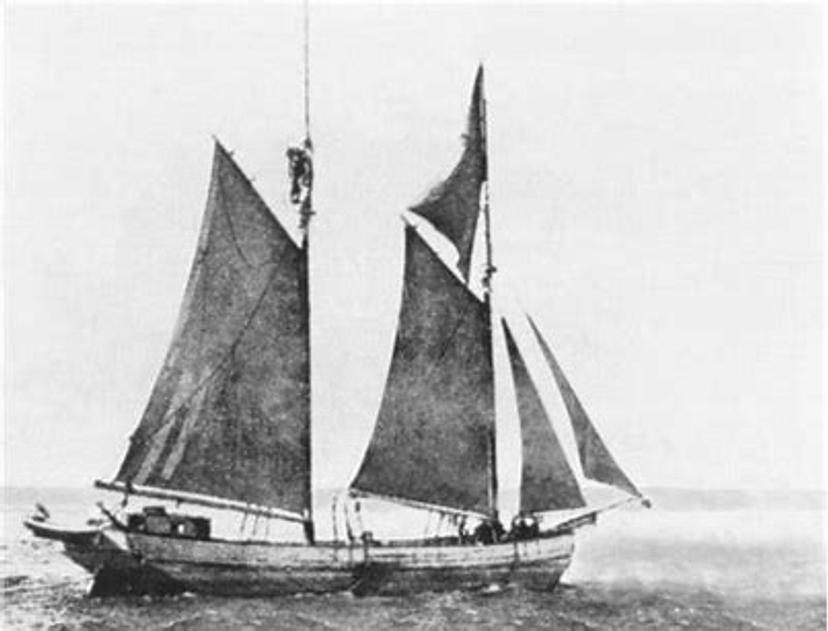 Two masted schooner