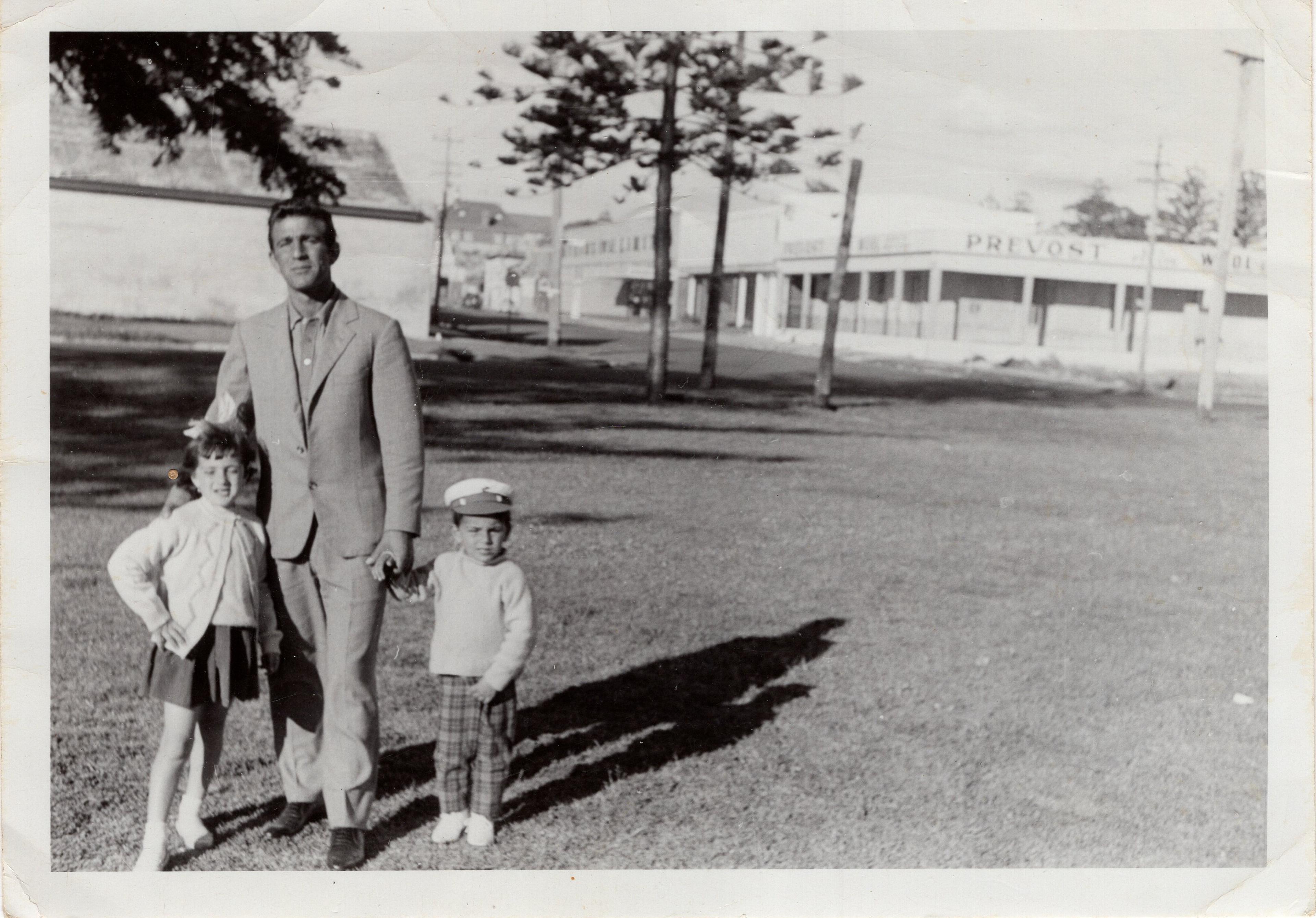 Filippo Befumo with Carla and Ben circa 1962 Esplanade Park