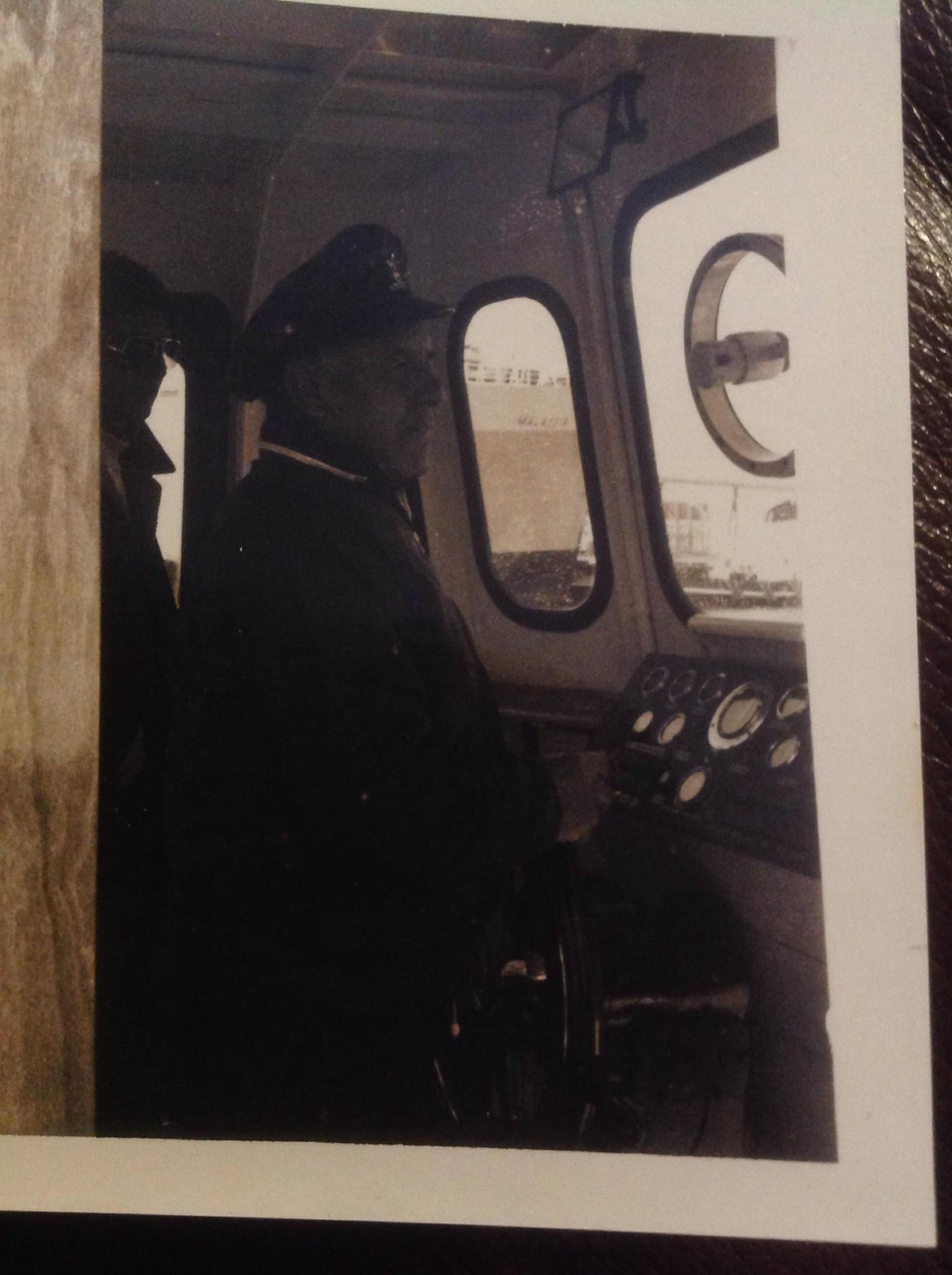 Jim Iannello on the Lady Mitchell 1975
